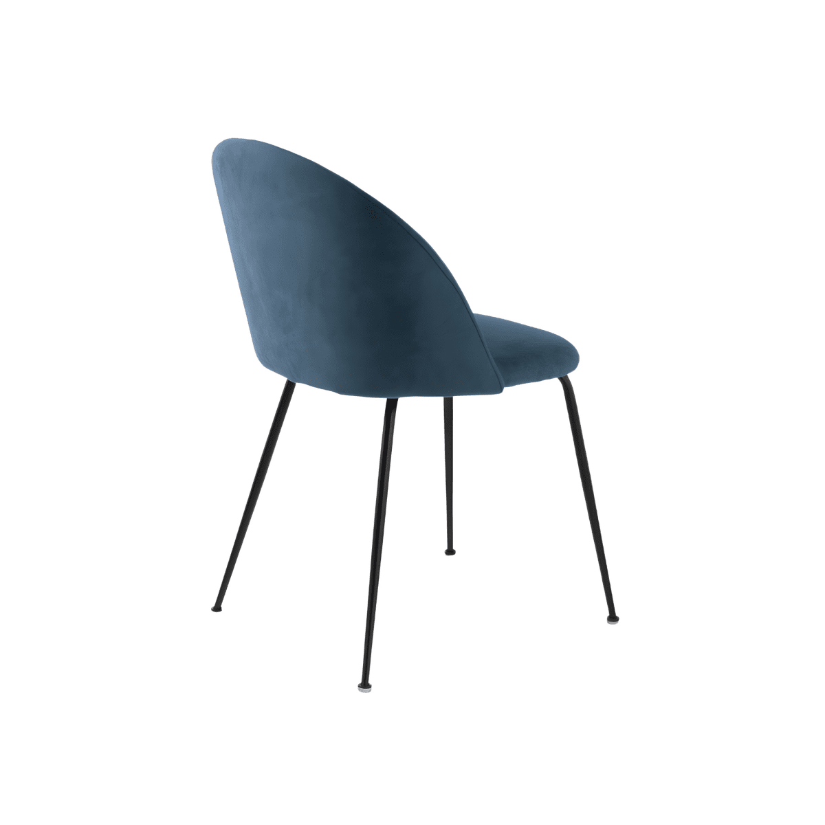 Set sedie da pranzo in tessuto moderne "Prince" con imbottitura cm 50x52 81h - MondoViro