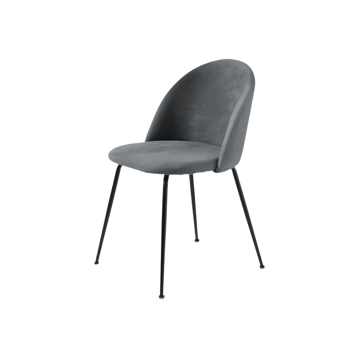 Set sedie da pranzo in tessuto moderne "Prince" con imbottitura cm 50x52 81h - MondoViro
