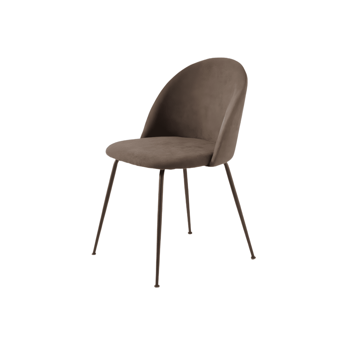 Set sedie da pranzo in tessuto moderne "Prince" con imbottitura cm 50x52 81h - MondoViro