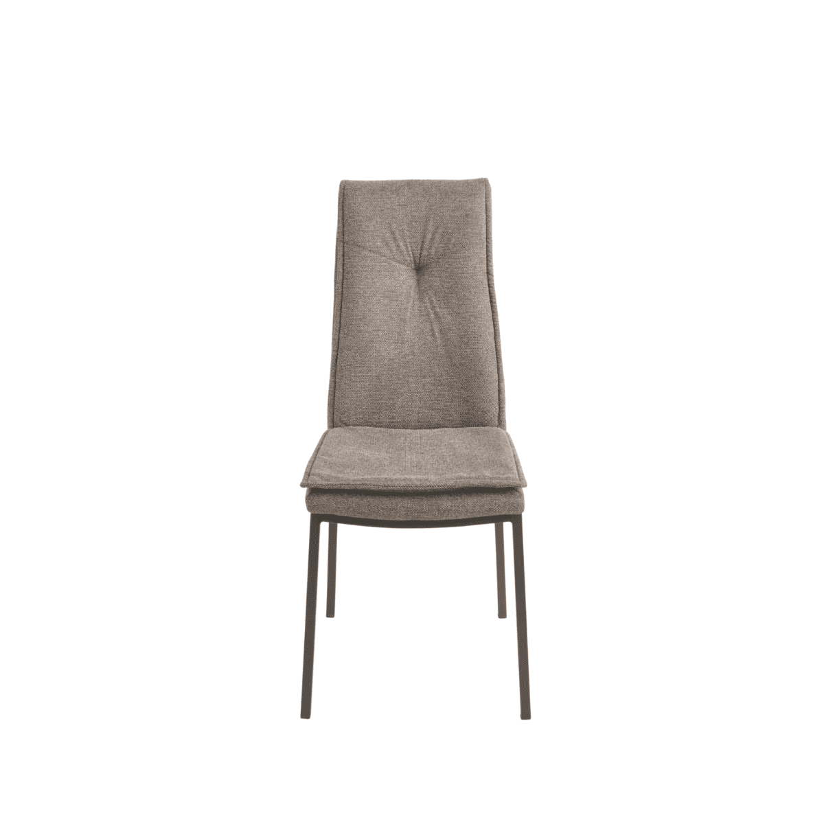 Set di sedie da pranzo "Lymba" imbottite con struttura in metallo cm 45x60 98h - MondoViro