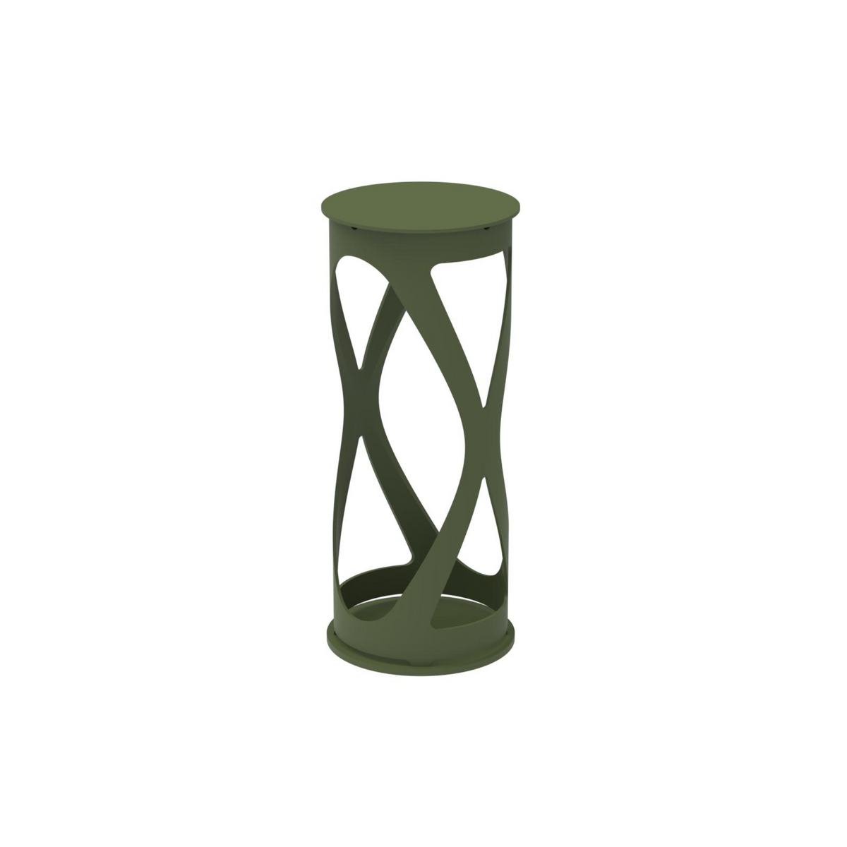 Lampada da tavolo in metallo "Luna" ricaricabile da esterno cm 12x12 26h