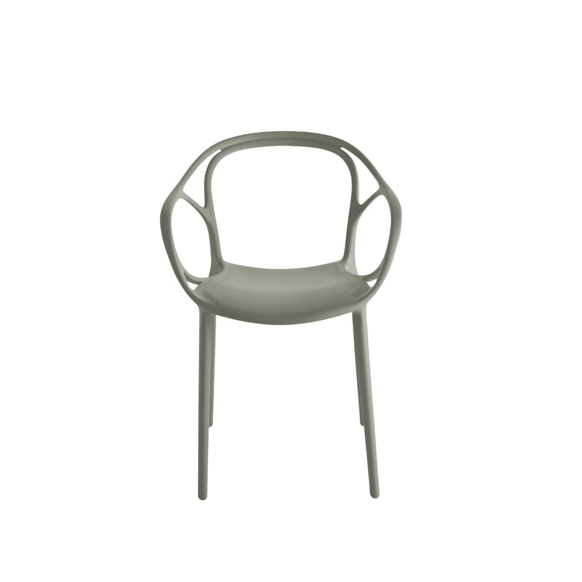 Set di sedie moderne "Mistral" da pranzo in polipropilene versatili cm 57x55 80h - MondoViro