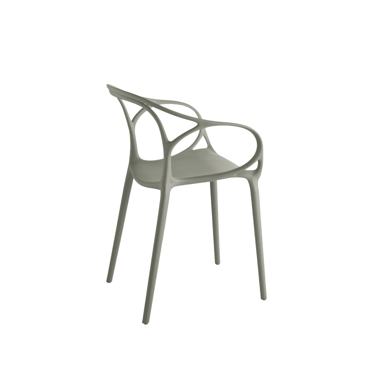 Set di sedie moderne "Mistral" da pranzo in polipropilene versatili cm 57x55 80h - MondoViro