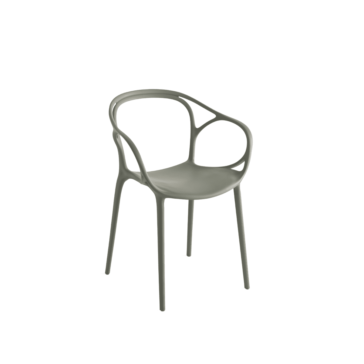 Set di sedie moderne "Mistral" da pranzo in polipropilene versatili cm 57x55 80h - MondoViro