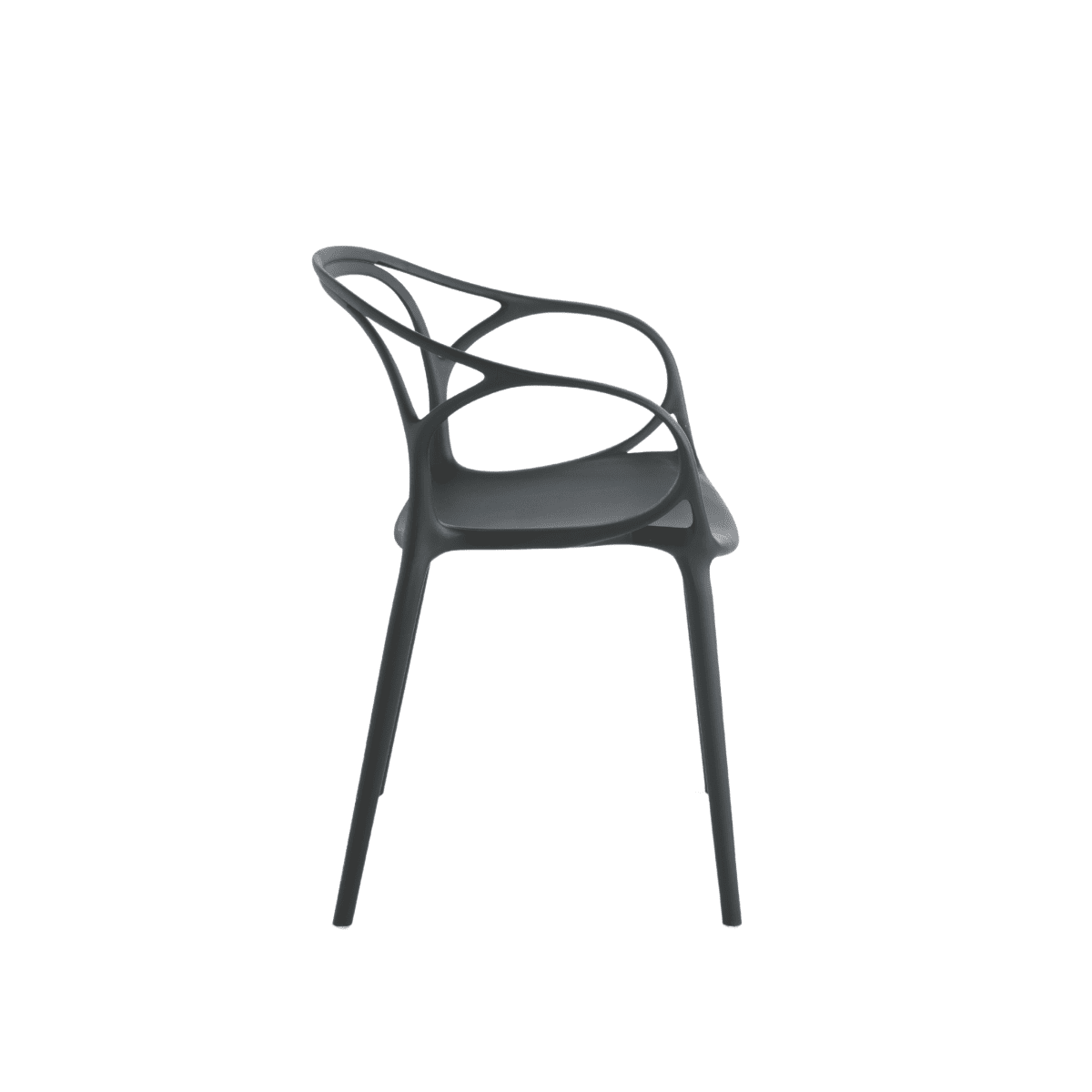 Set di sedie moderne "Mistral" da pranzo in polipropilene versatili cm 57x55 80h - MondoViro