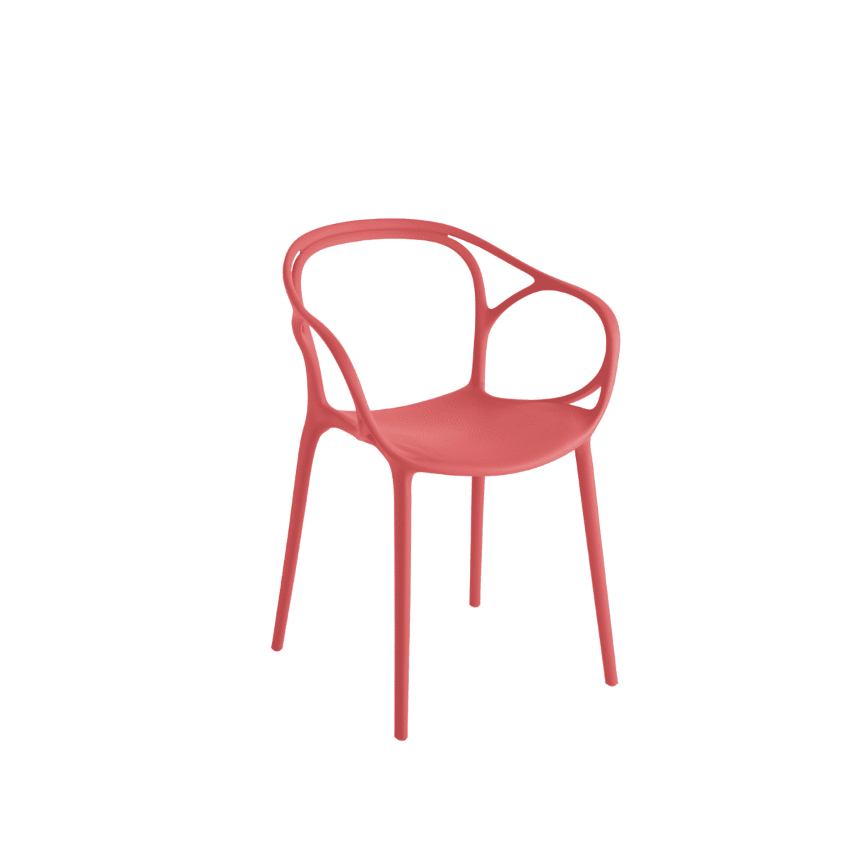 Set di sedie moderne "Mistral" da pranzo in polipropilene versatili cm 57x55 80h - MondoViro
