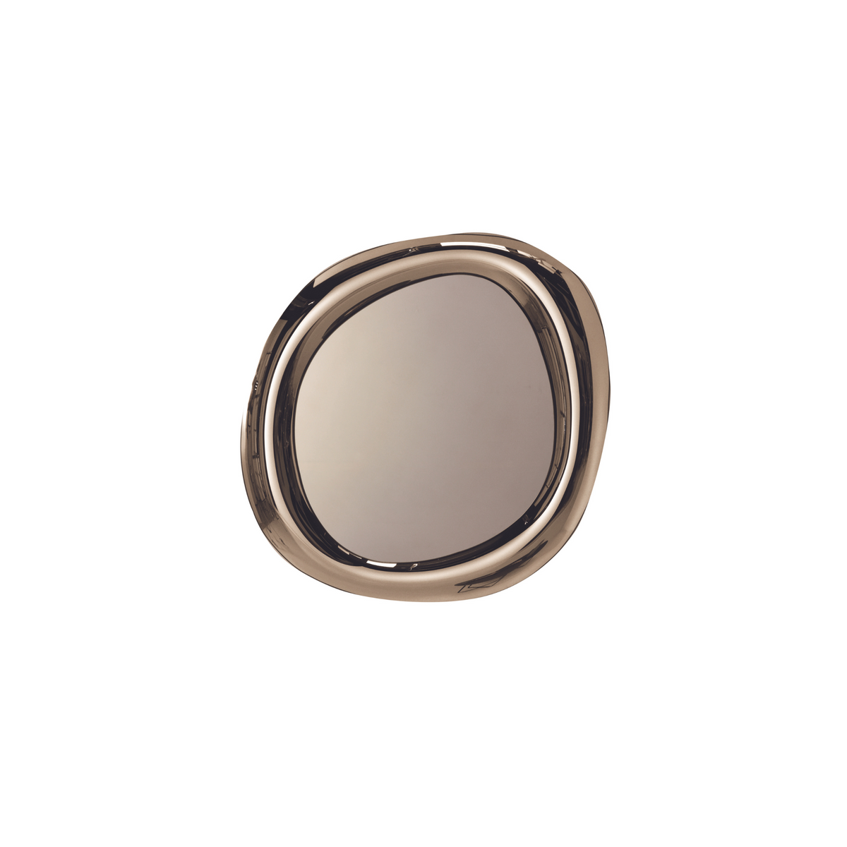 Specchio moderno da parete "Carry" con cornice curva da soggiorno