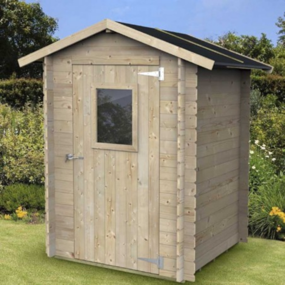 Casetta in legno da giardino prefabbricata "Hobby" cm 146x146 200h