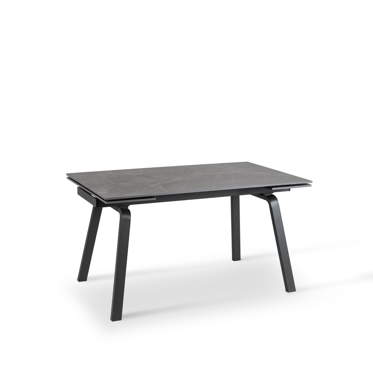 Tavolo allungabile "Zante" piano in pietra effetto marmo cm 200x80 76h
