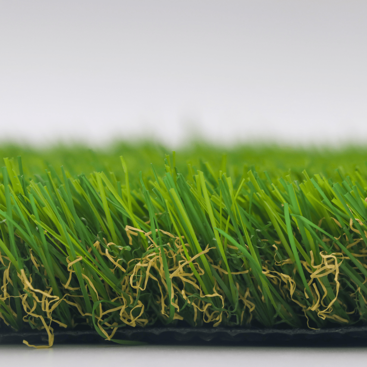 Erba sintetica con fibra gialla per giardino "Happes" tappeto erboso drenante alta qualità - MondoViro
