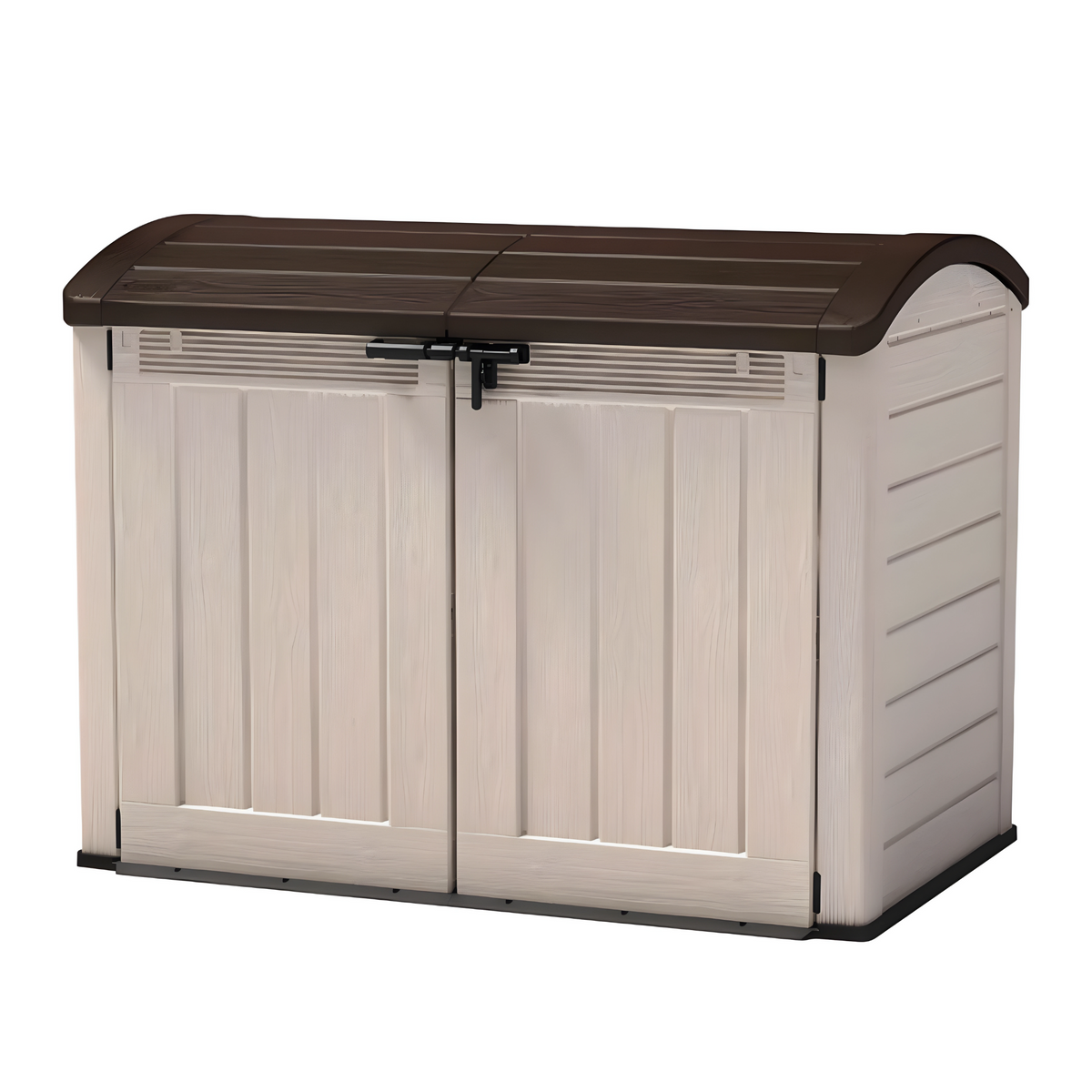 Baule porta attrezzi "Store" in resina beige capiente cm 177x113 134h