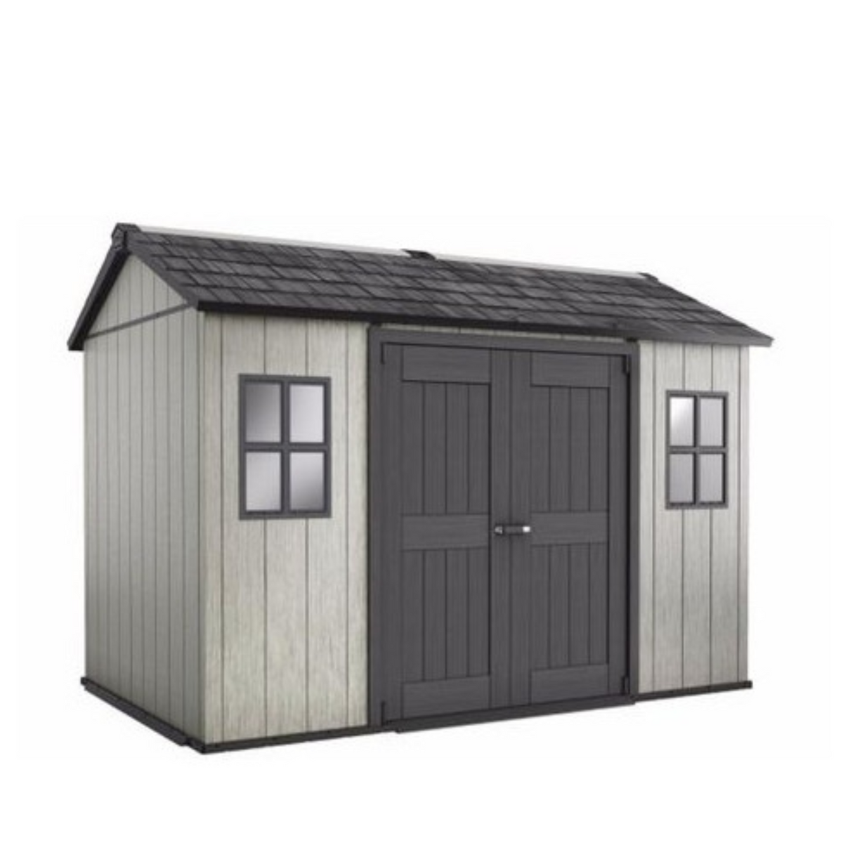 Casetta da giardino "GiardinoGlow" con pavimento e 2 finestre cm 350x229 254h
