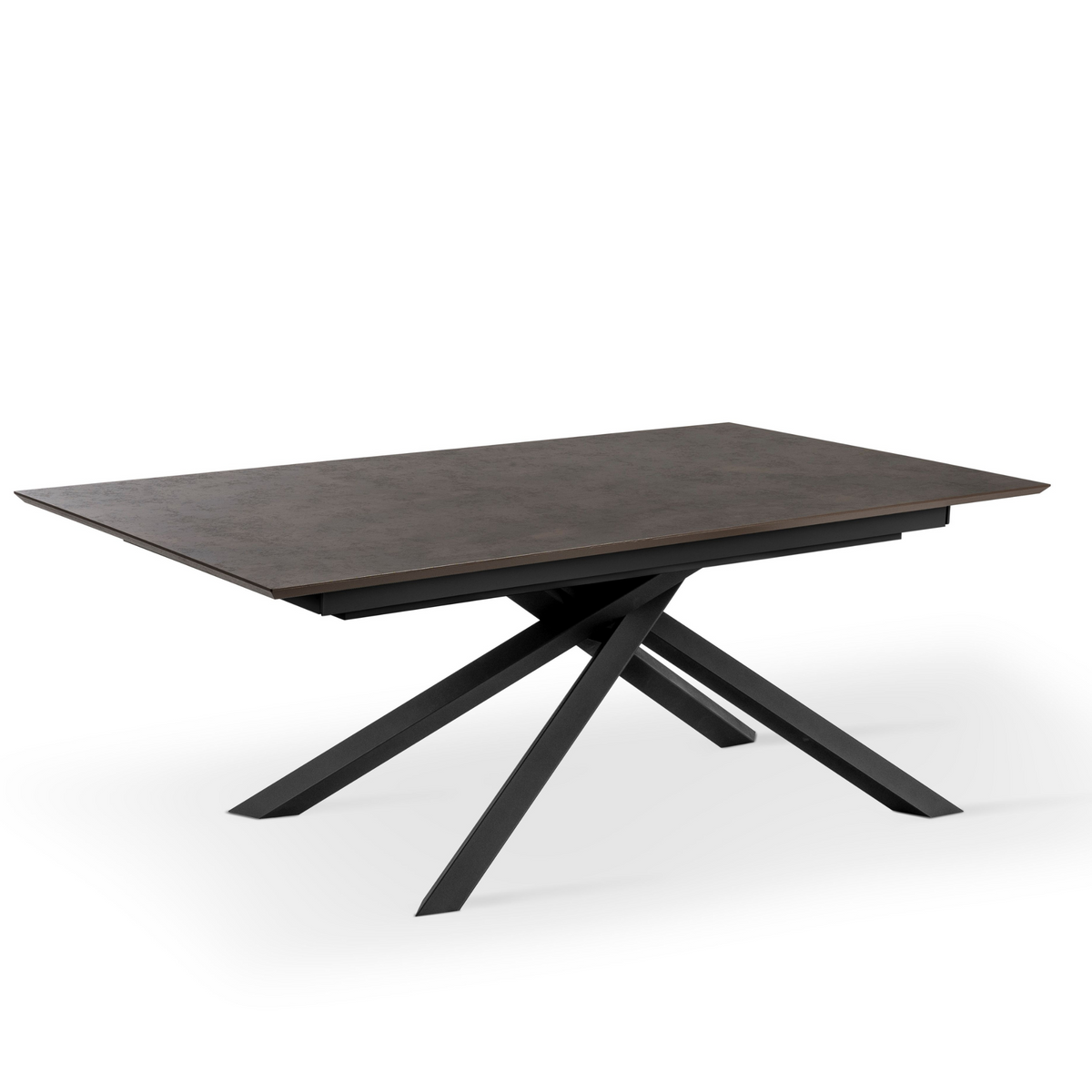 Tavolo allungabile "Jade" piano in HPL gambe in alluminio cm 170/270x90 76h
