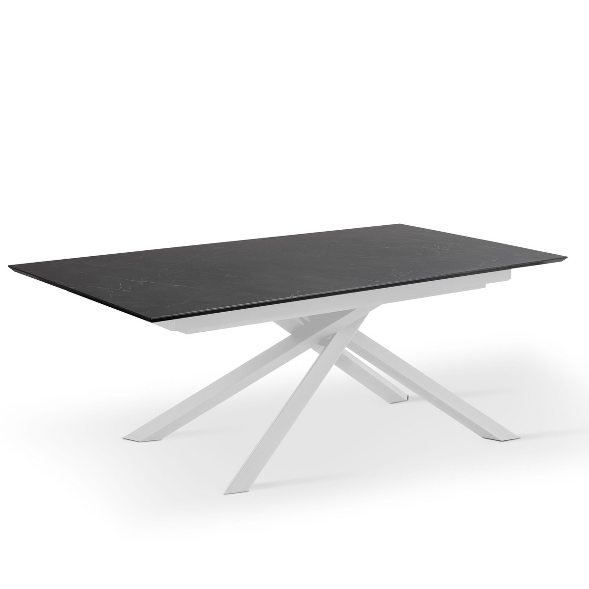 Tavolo allungabile "Jade" piano in HPL gambe in alluminio cm 170/270x90 76h