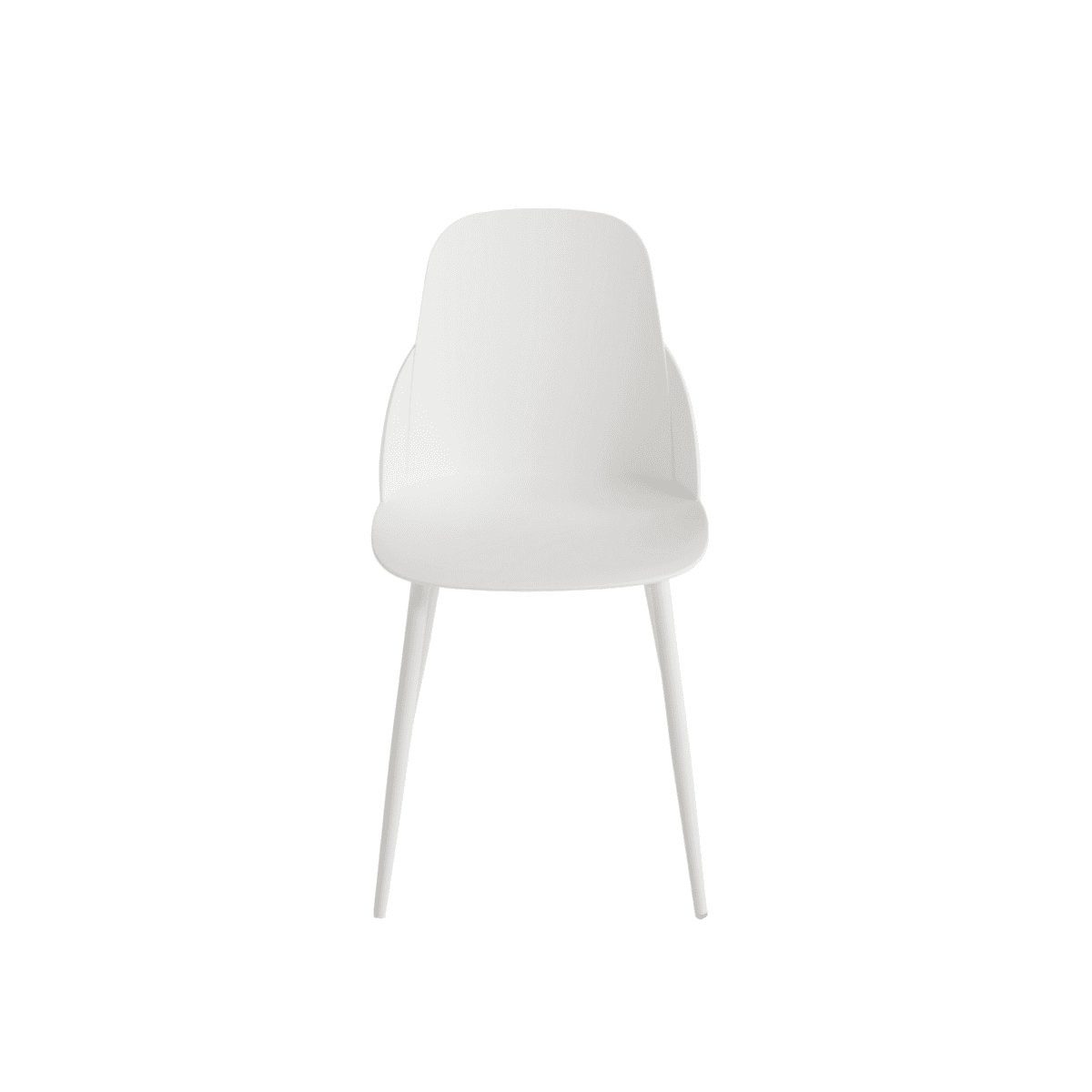 Set di sedie moderne "Solinea" in polipropilene con struttura in metallo cm 44x51 82h - MondoViro