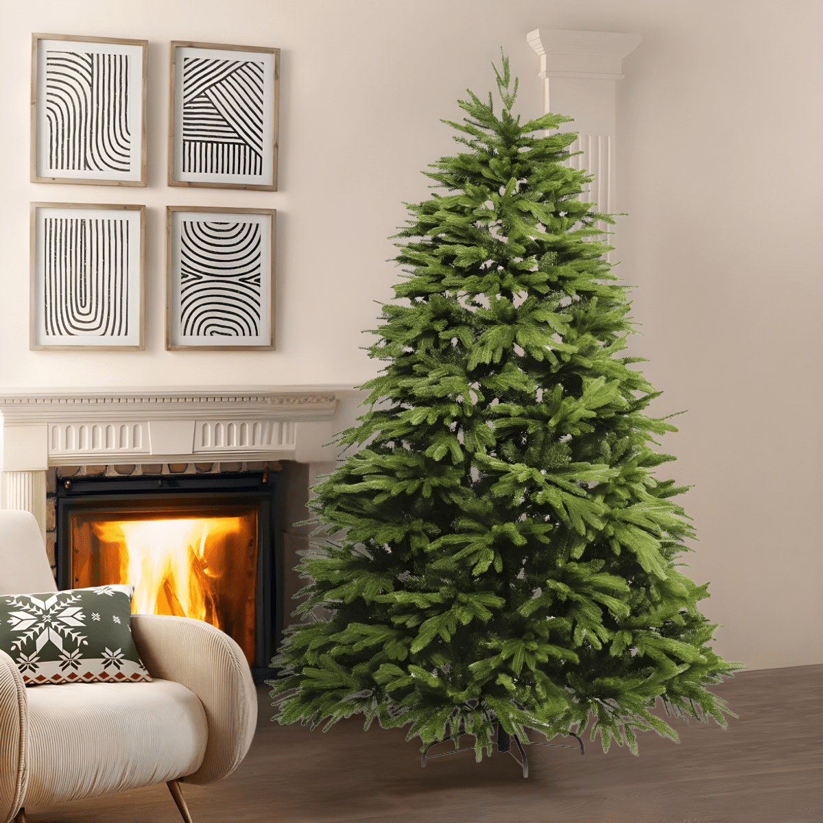 Albero di natale "Spitsbergen" 90% in PE Effetto Real Touch di Altissima qualità - MondoViro