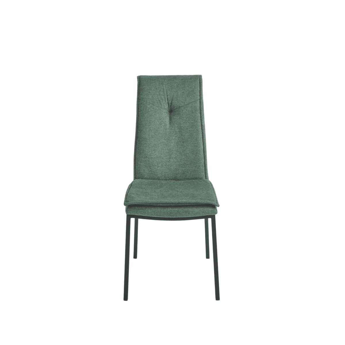 Set di sedie da pranzo "Lymba" imbottite con struttura in metallo cm 45x60 98h - MondoViro