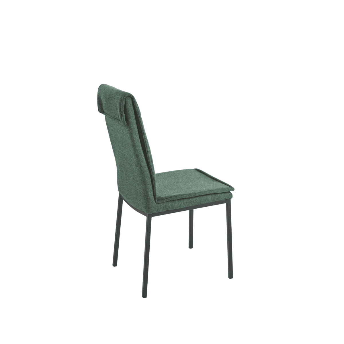 Set di sedie da pranzo "Lymba" imbottite con struttura in metallo cm 45x60 98h - MondoViro