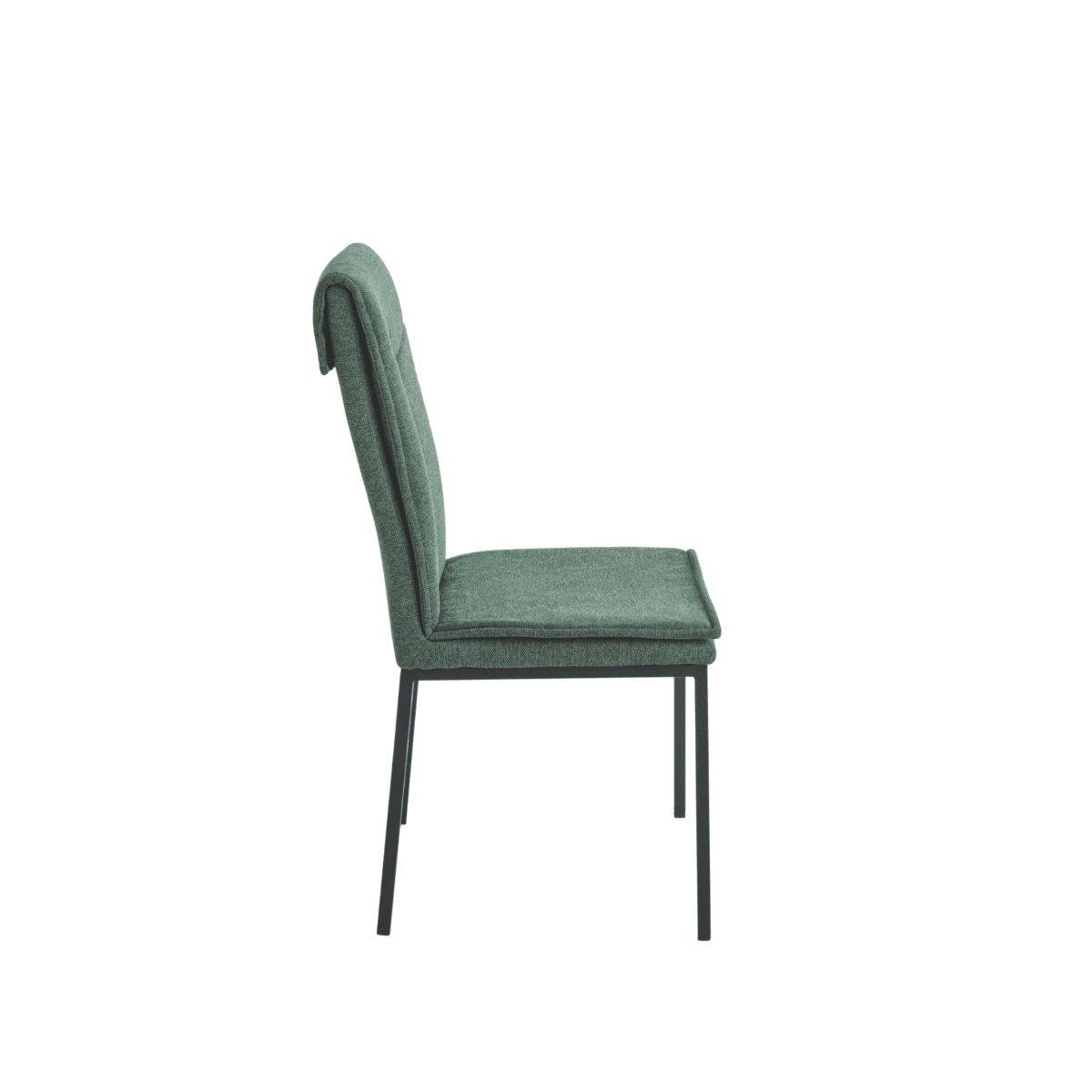 Set di sedie da pranzo "Lymba" imbottite con struttura in metallo cm 45x60 98h - MondoViro