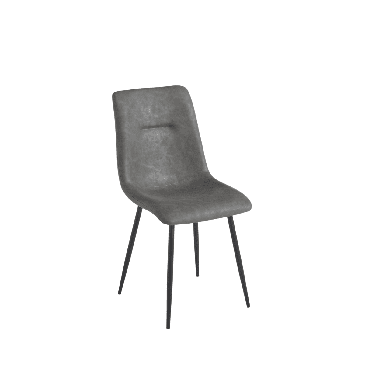 Set di sedie imbottite moderne "Zaren" in ecopelle da pranzo cm 45x59 90h - MondoViro