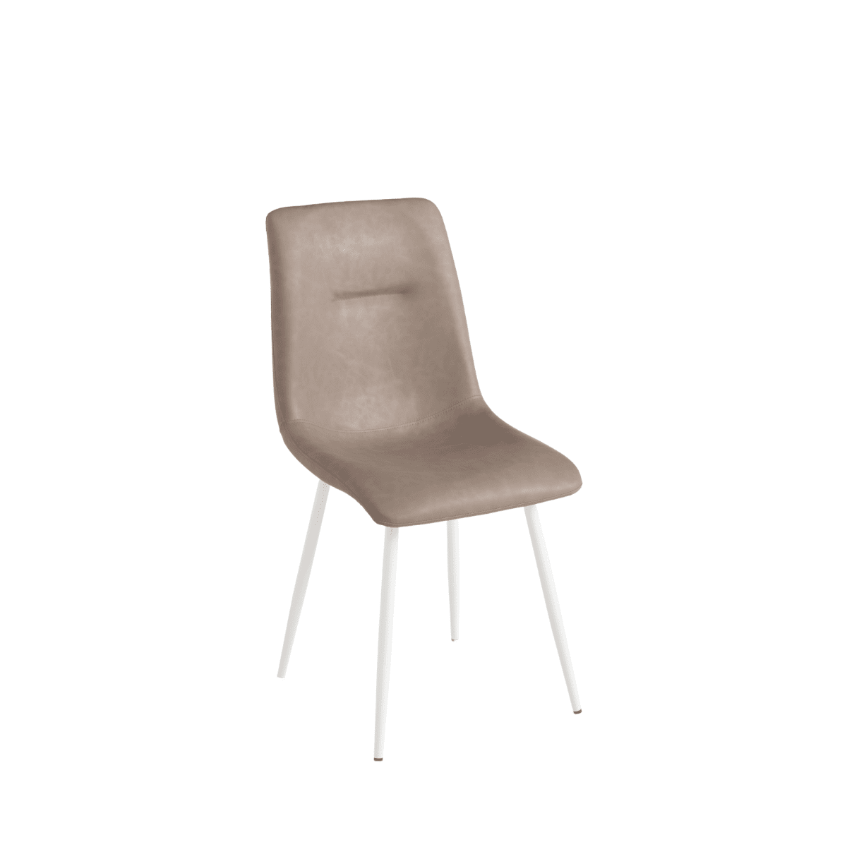 Set di sedie imbottite moderne "Zaren" in ecopelle da pranzo cm 45x59 90h - MondoViro
