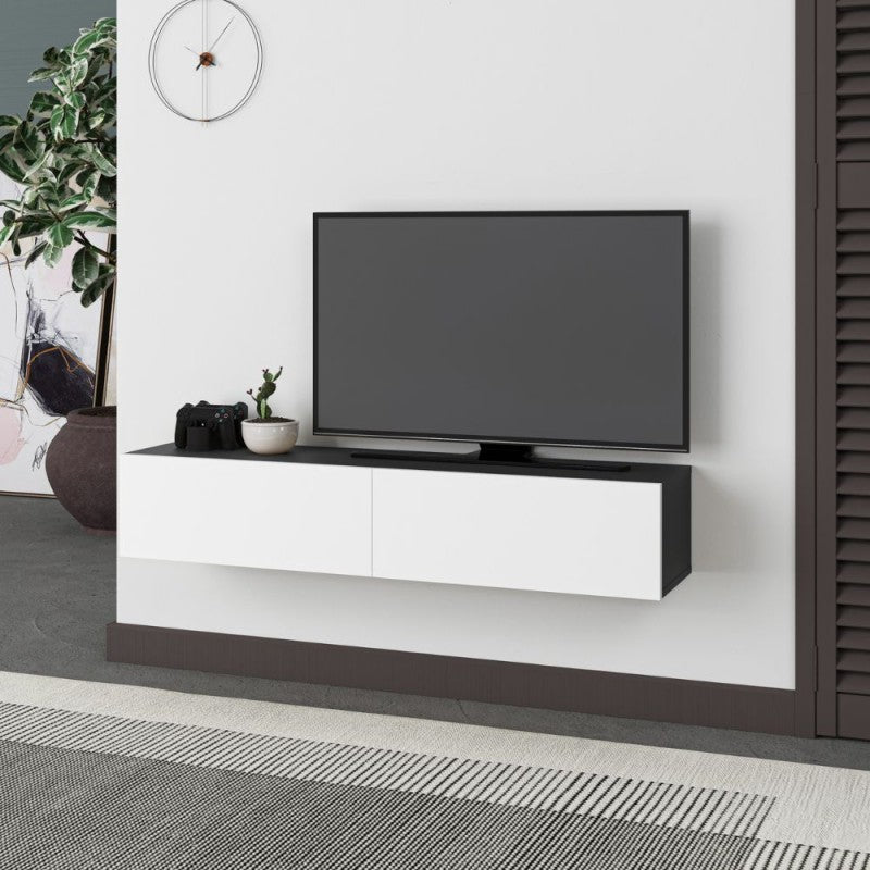 Mobile porta tv sospeso "Francy" con anta a ribalta cm135x31 25h