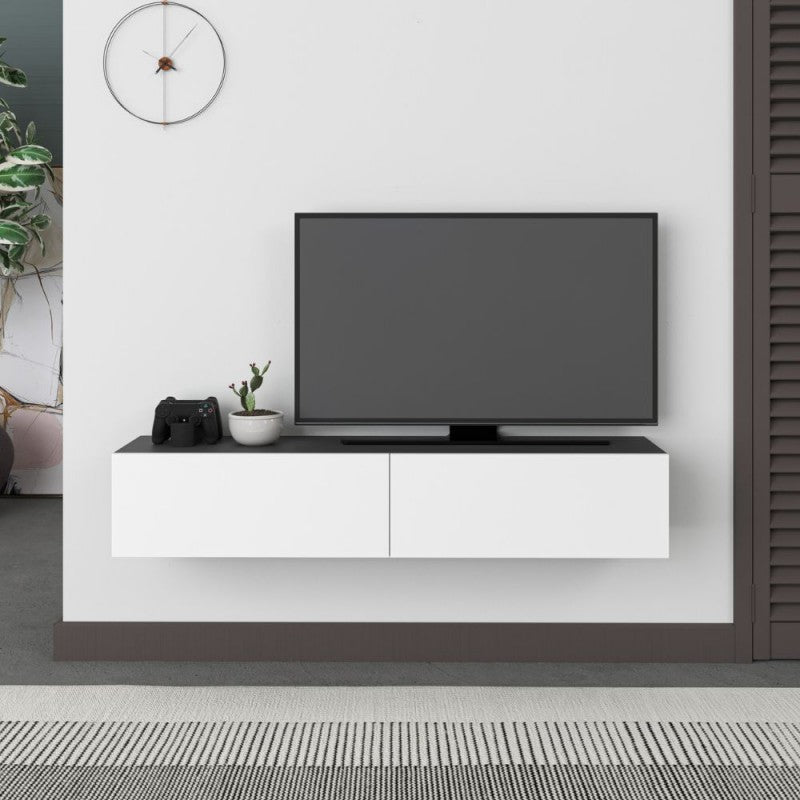 Mobile porta tv sospeso "Francy" con anta a ribalta cm135x31 25h