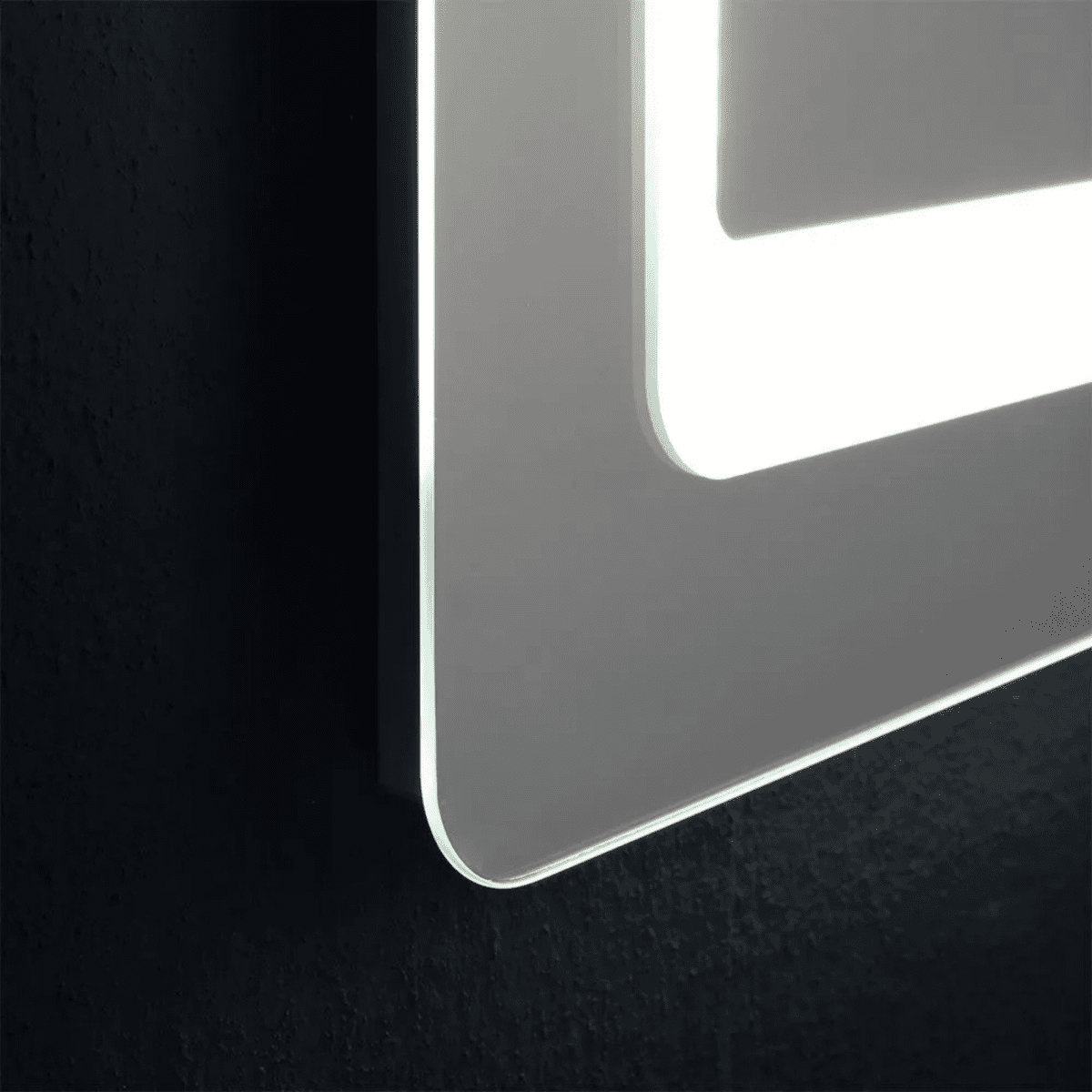 Specchio con cornice a led "Portland" rettangolare reversibile - MondoViro