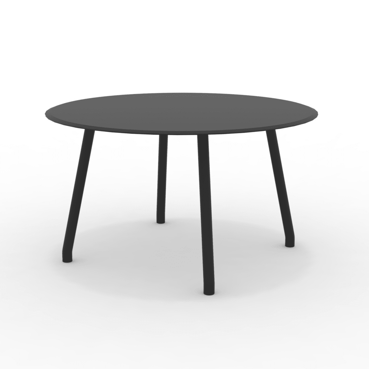 Tavolo tondo in alluminio "Verdea" da pranzo per giardino cm 130x130 75h - MondoViro