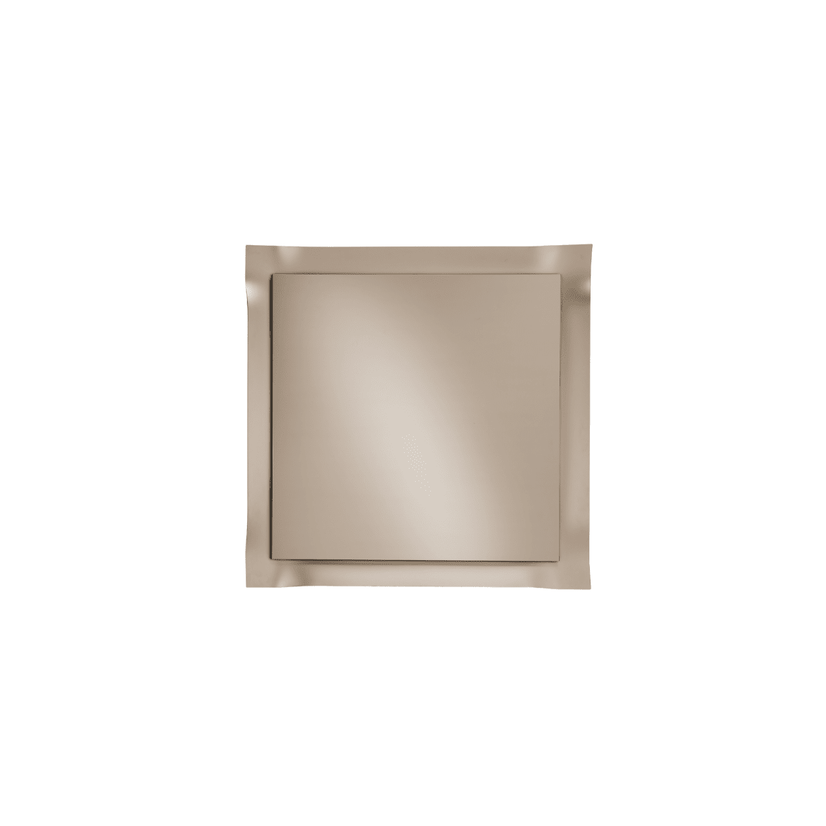 Specchio con cornice "Vivo" in vetro satinata moderno - MondoViro