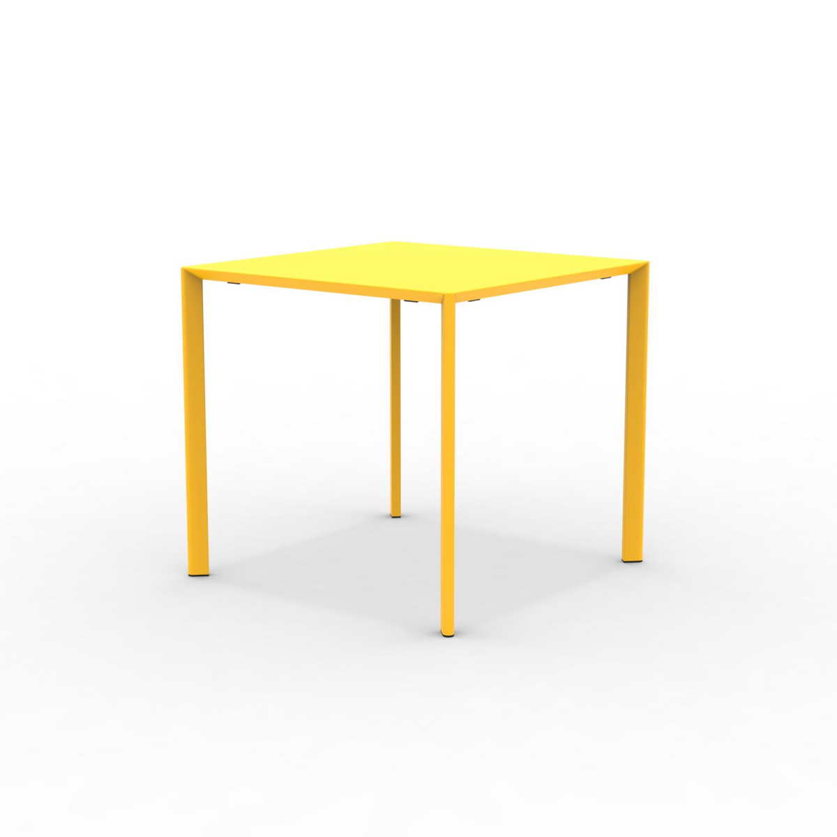 Tavolo quadrato in metallo "Fox1" per giardino impilabile cm 80x80 75h