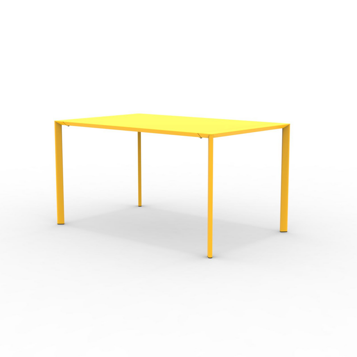 Tavolo quadrato in metallo "Fox1" per giardino impilabile cm 80x80 75h