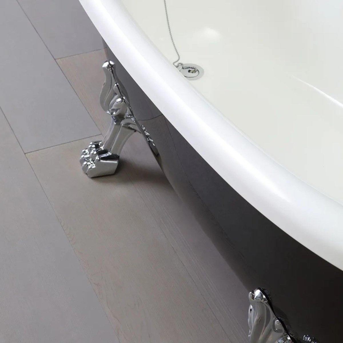Vasca da bagno classica freestanding "Romanza" in marmo ricomposto cm 168x76 55h - MondoViro