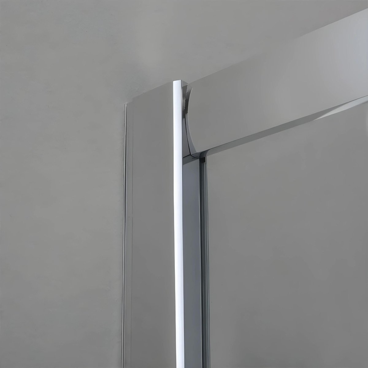 Box doccia quadrato con ante scorrevoli "Genova Two" in vetro temperato lucido h 185 cm - MondoViro