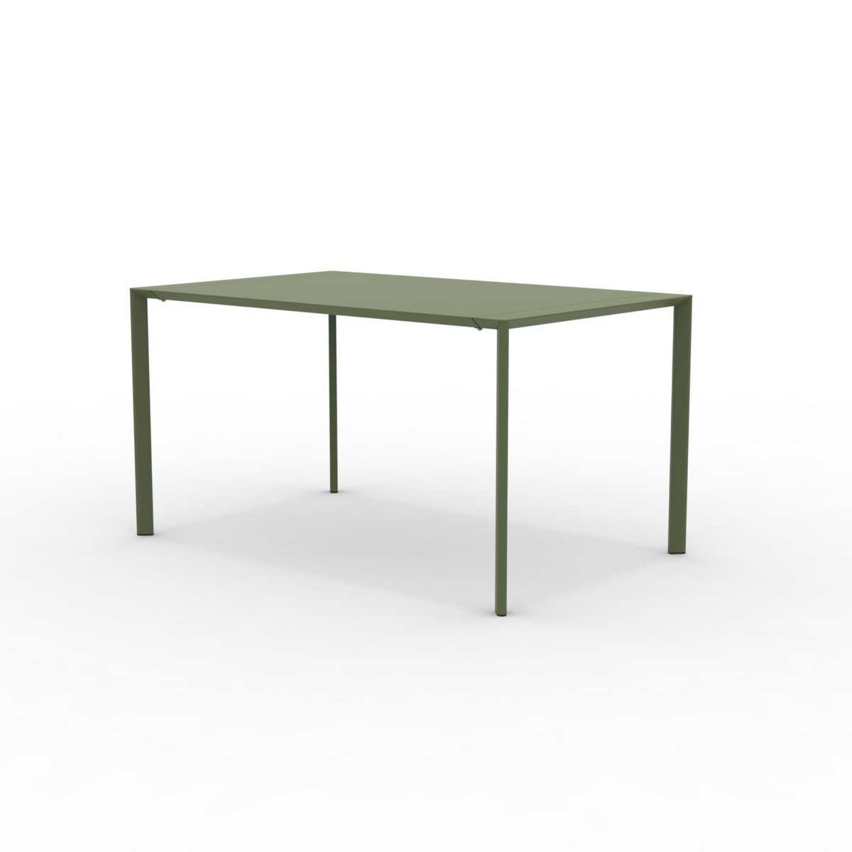 Tavolo quadrato in metallo "Fox1" per giardino impilabile cm 80x80 75h