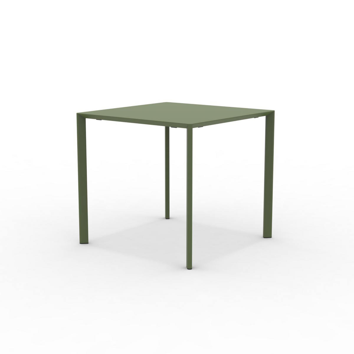Tavolo quadrato in metallo "Fox1" per giardino impilabile cm 80x80 75h