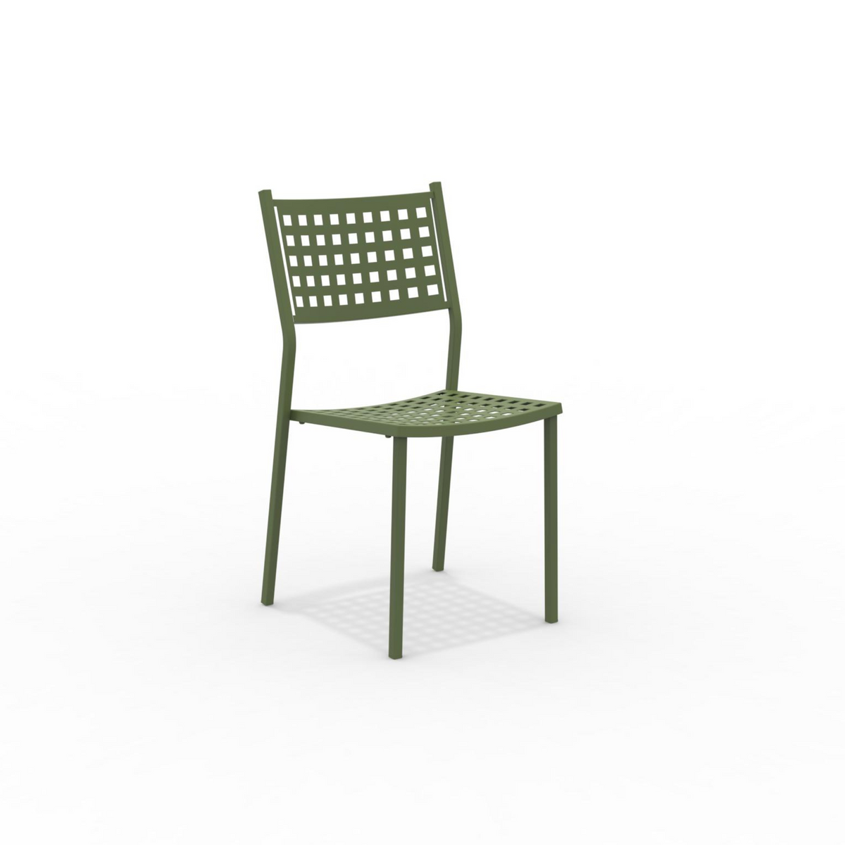 Sedie in metallo impilabili da giardino "Alice" senza braccioli cm 43x48 85h