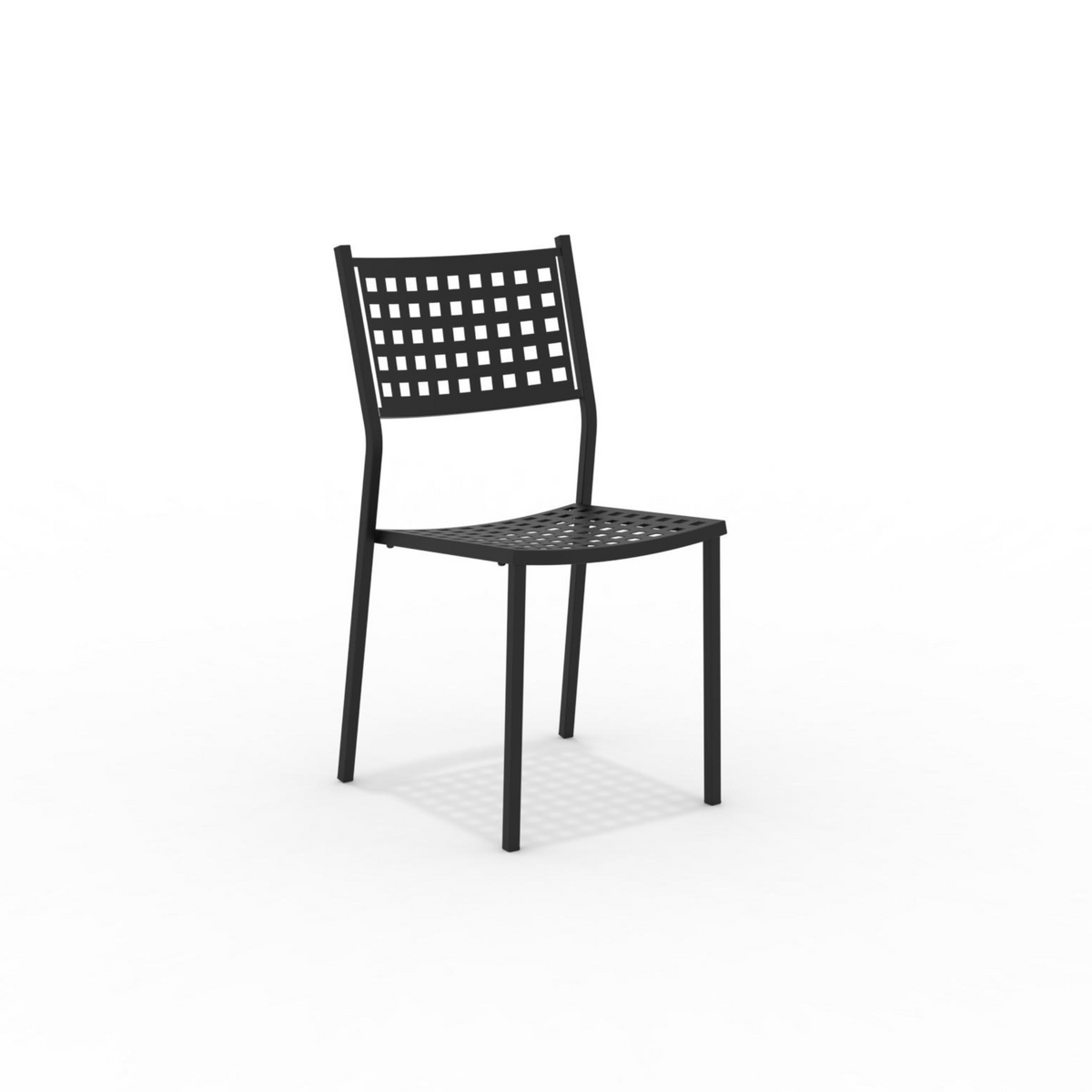 Sedie in metallo impilabili da giardino "Alice" senza braccioli cm 43x48 85h