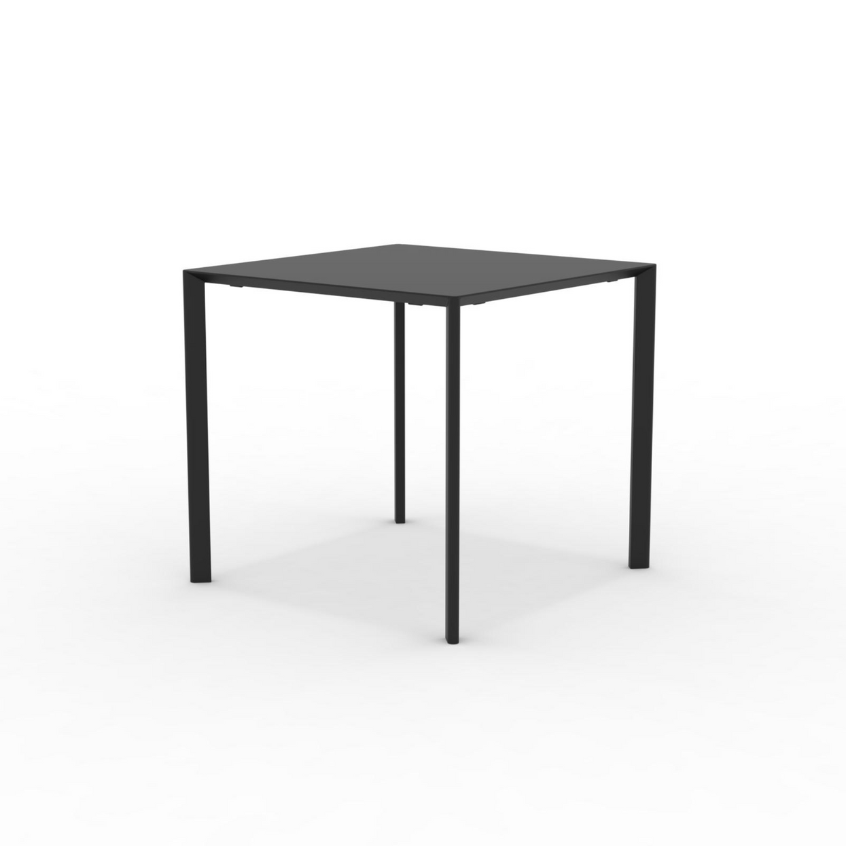 Tavolo quadrato in metallo "Fox1" per giardino impilabile cm 80x80 75h