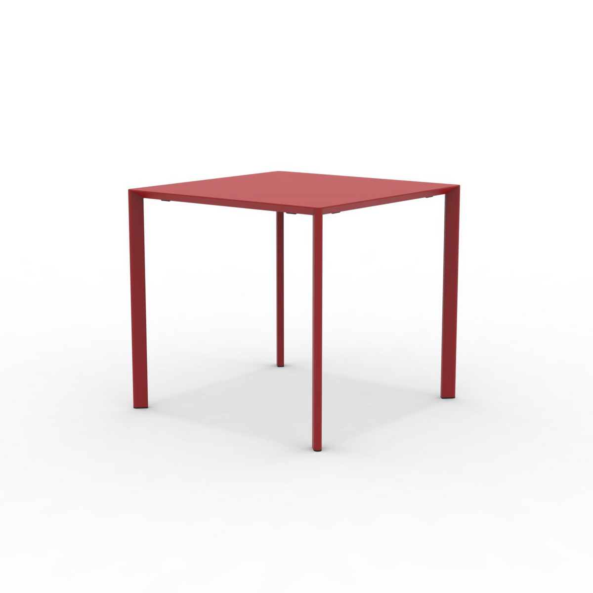 Tavolo quadrato in metallo "Fox1" per giardino impilabile cm 80x80 75h