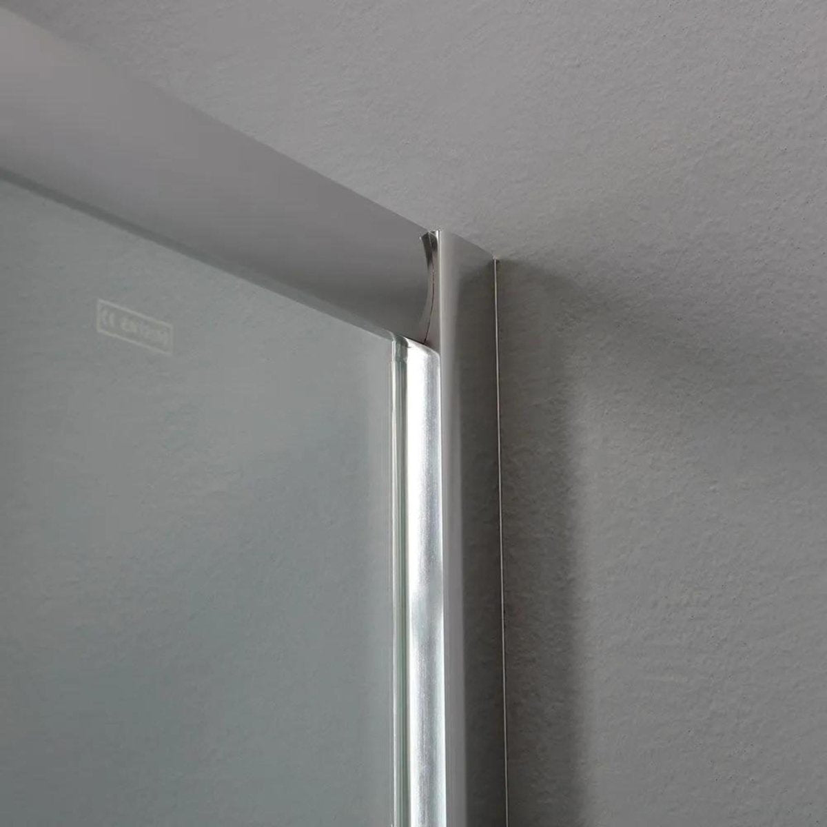 Box doccia semicircolare "Genova" con 2 ante scorrevoli in vetro temperato h 185 cm - MondoViro