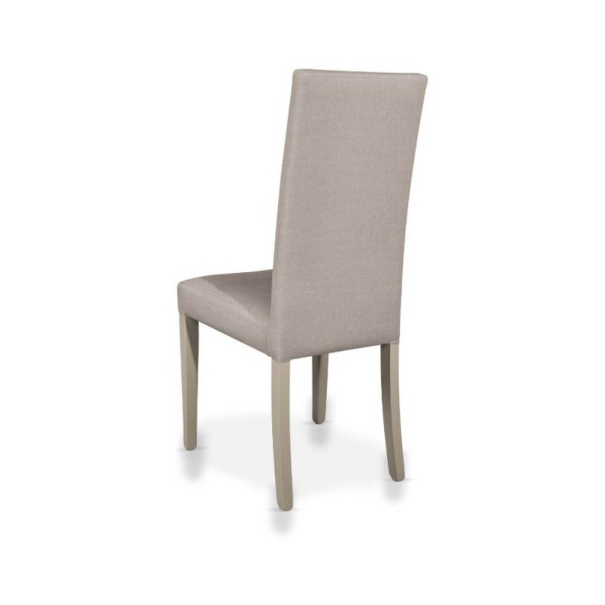Set di sedie da pranzo "Nancy" imbottite in tessuto Soro con gambe in legno cm 47x47 101h