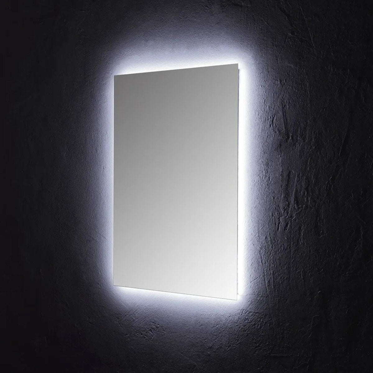Specchio a led rettangolare "Pasadena" retroilluminato reversibile - MondoViro