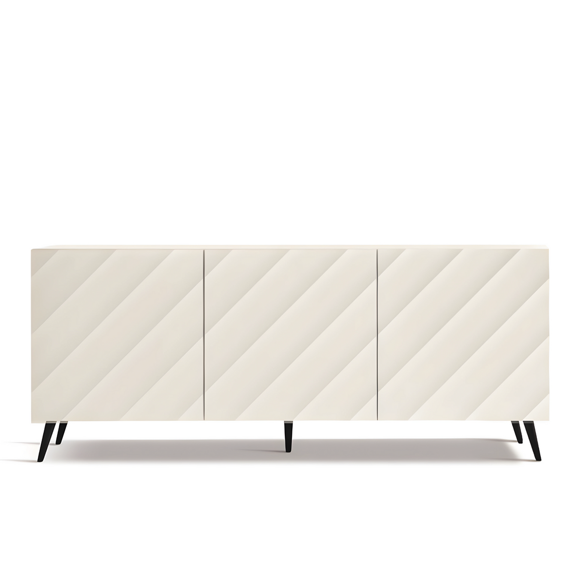 Madia 3 ante moderna già assemblata "Antares" in legno cm 180x50 h80