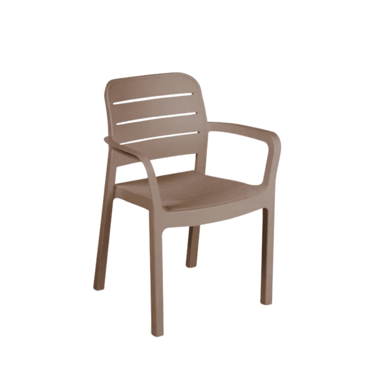 Set di sedie "Domingo" da giardino color cappuccino antiurto cm 58x53 83h - MondoViro