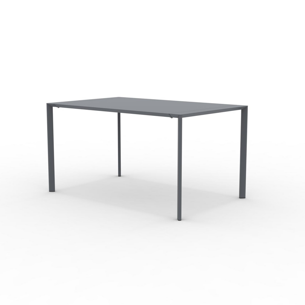 Tavolo quadrato in metallo "Fox1" per giardino impilabile cm 80x80 75h