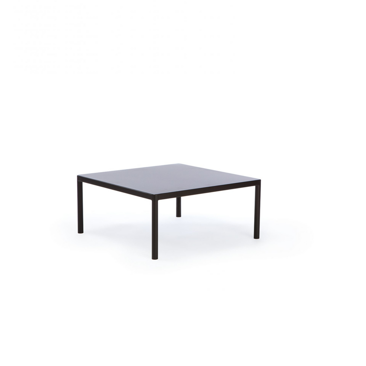 Tavolo basso in metallo "Miami" tavolino da caffè per giardino cm 80x80 35h