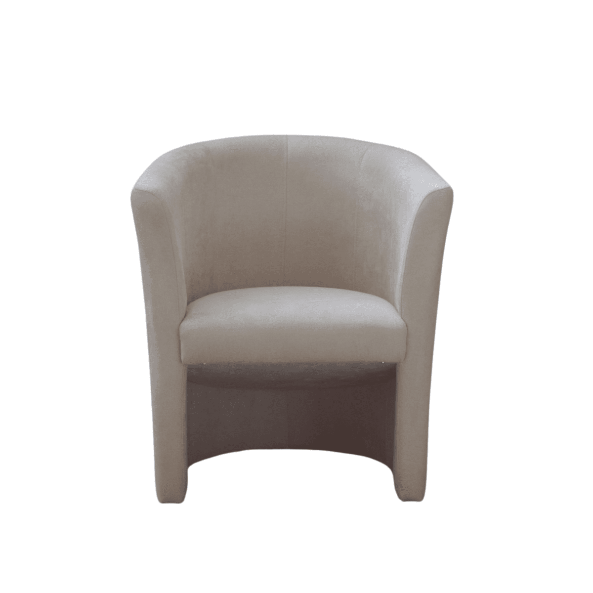 Poltrona in tessuto moderna "Belize" con struttura in legno cm 63,5x62,5 76h - MondoViro