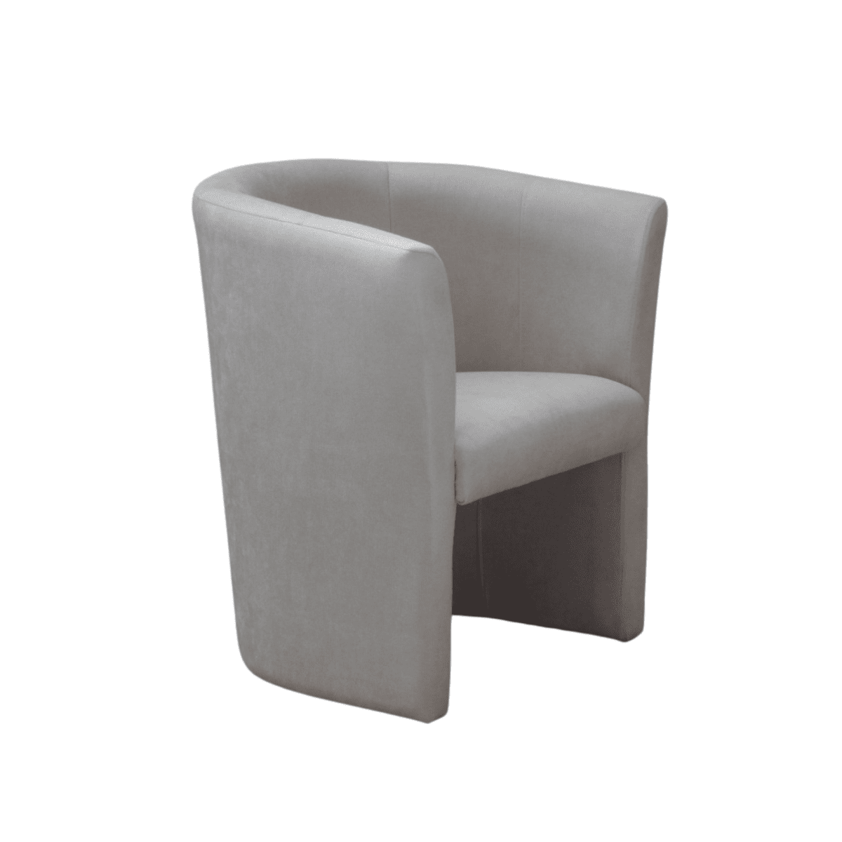 Poltrona in tessuto moderna "Belize" con struttura in legno cm 63,5x62,5 76h - MondoViro