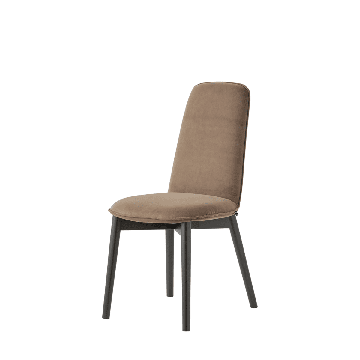 Set di sedie moderne da soggiorno "Riley" con tessuto imbottito cm 46x60,5 94h - MondoViro